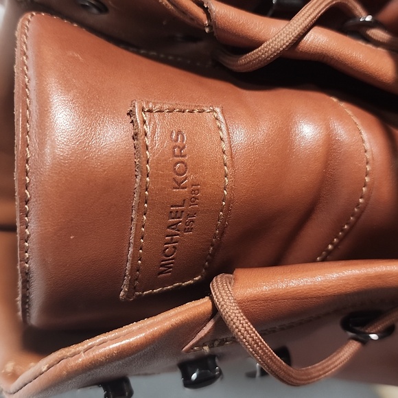 USED Michael Kors Leather Boots. Incredibly comfy boots with beautiful color. - Picture 13 of 16